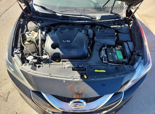 1N4AA6AP3GC448747 2016 NISSAN MAXIMA Black Rear interior view