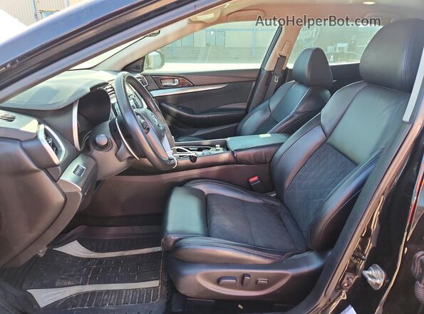 1N4AA6AP3GC448747 2016 NISSAN MAXIMA Black Front interior view