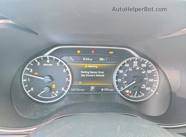 1N4AA6AP3GC448747 2016 NISSAN MAXIMA Black Instrument cluster view