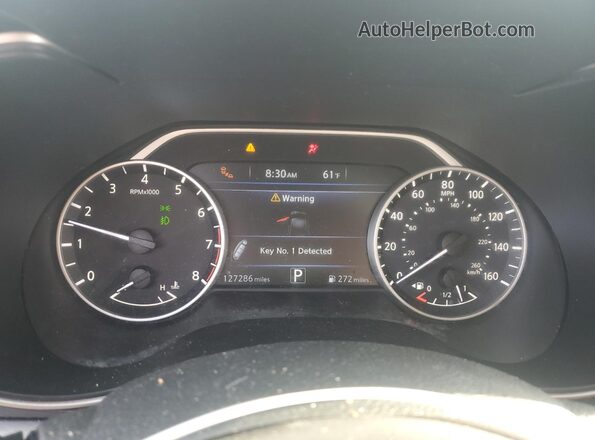 1N4AA6AP3GC904035 2016 NISSAN MAXIMA Gray Widok zestawu wskaźników