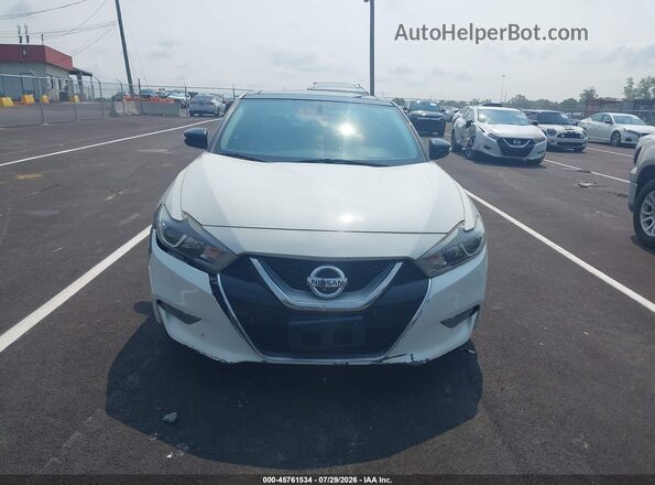 1N4AA6AP3GC905816 2016 NISSAN MAXIMA White Вид щитка приладів
