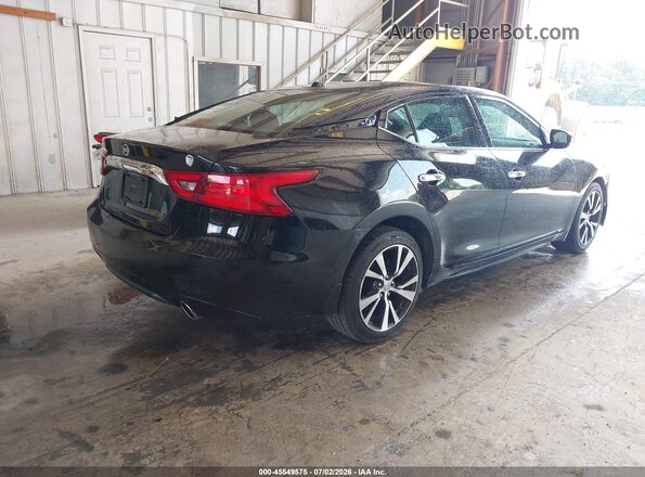 1N4AA6AP3HC369466 2017 NISSAN MAXIMA Черный Задняя правая четверть