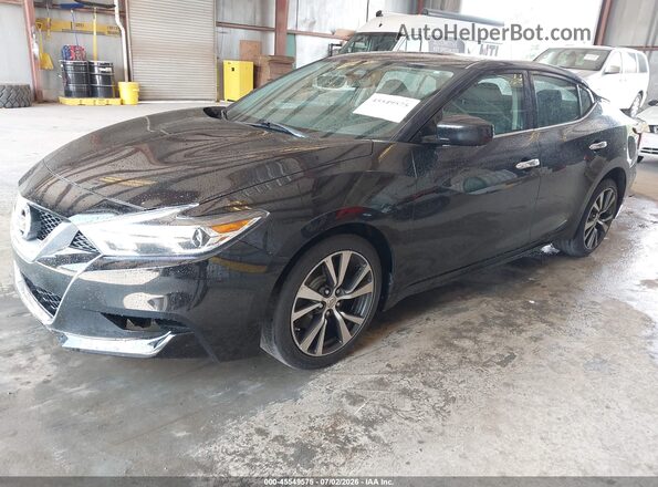 1N4AA6AP3HC369466 2017 NISSAN MAXIMA Черный Передняя левая четверть