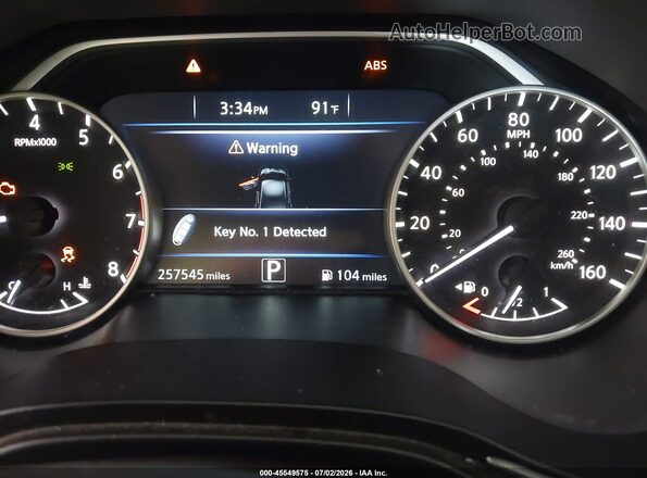 1N4AA6AP3HC369466 2017 NISSAN MAXIMA Черный Вид задних сидений