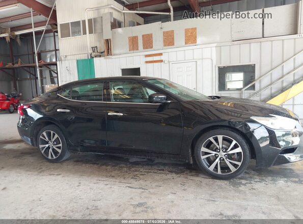 1N4AA6AP3HC369466 2017 NISSAN MAXIMA Черный Вид задней части салона