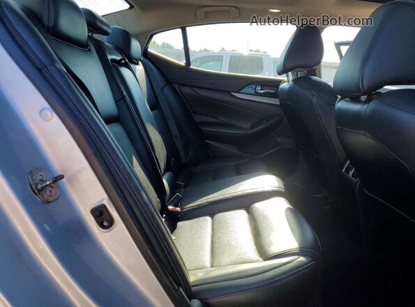1N4AA6AP3HC372626 2017 NISSAN MAXIMA Silver Rear seats view