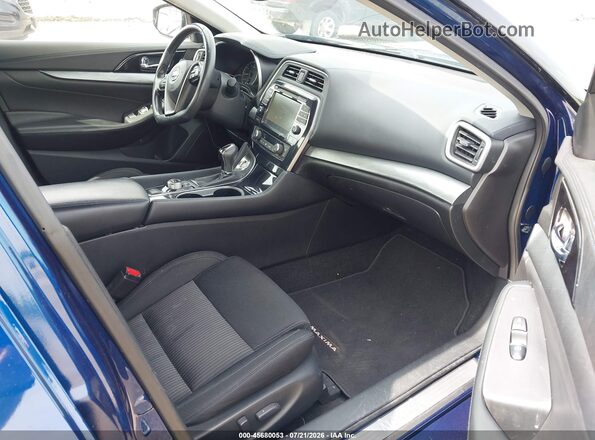 1N4AA6AP3HC383173 2017 NISSAN MAXIMA Blue Vista interior delantera