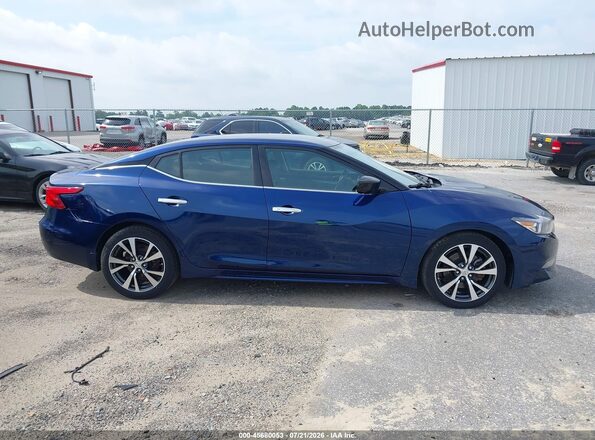 1N4AA6AP3HC383173 2017 NISSAN MAXIMA Blue Vista interior de 360 grados