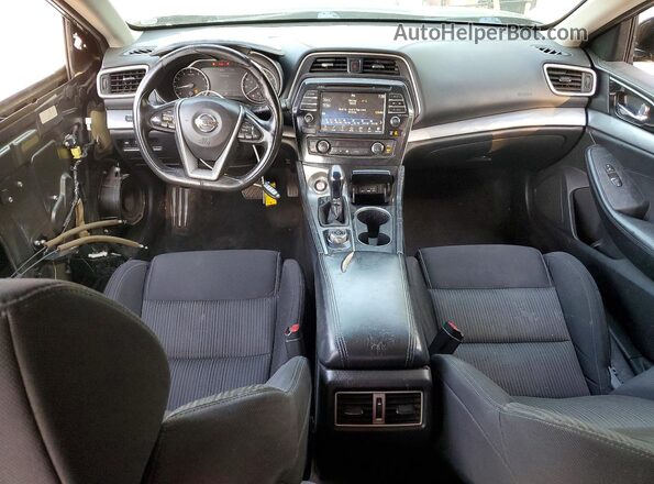 1N4AA6AP3HC391015 2017 NISSAN MAXIMA Золотой Вид панели приборов