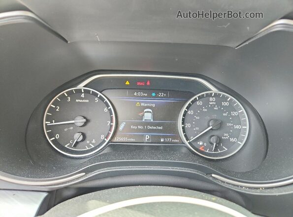 1N4AA6AP3HC395050 2017 NISSAN MAXIMA Gray Instrument cluster view