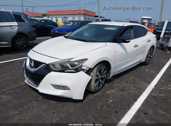 1N4AA6AP3HC395355 2017 NISSAN MAXIMA White Առջևի ձախ երեք քառորդ տեսարան