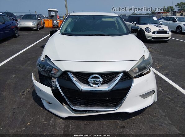 1N4AA6AP3HC395355 2017 NISSAN MAXIMA White Սարքավորումների վահանակի տեսք