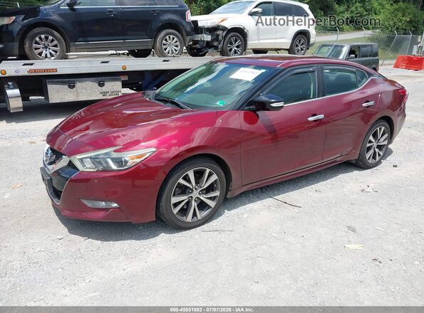 1N4AA6AP3HC406869 2017 NISSAN MAXIMA Red Vista tres cuartos delantera izquierda