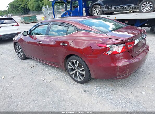 1N4AA6AP3HC406869 2017 NISSAN MAXIMA Red Trasero izquierdo