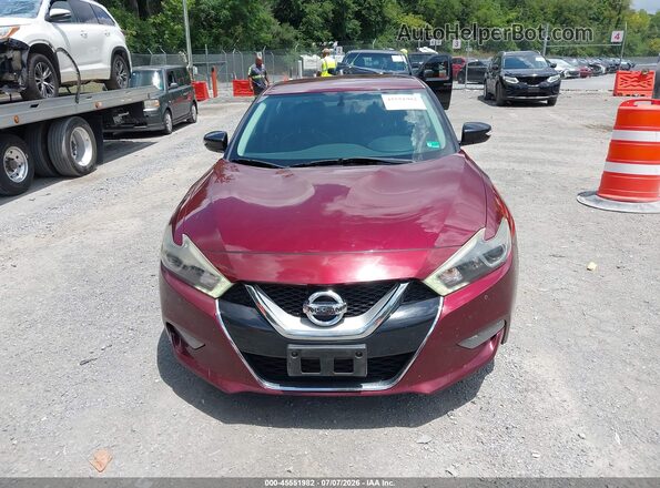 1N4AA6AP3HC406869 2017 NISSAN MAXIMA Red Vista del cuadro de instrumentos
