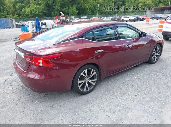 1N4AA6AP3HC406869 2017 NISSAN MAXIMA Red Trasero derecho