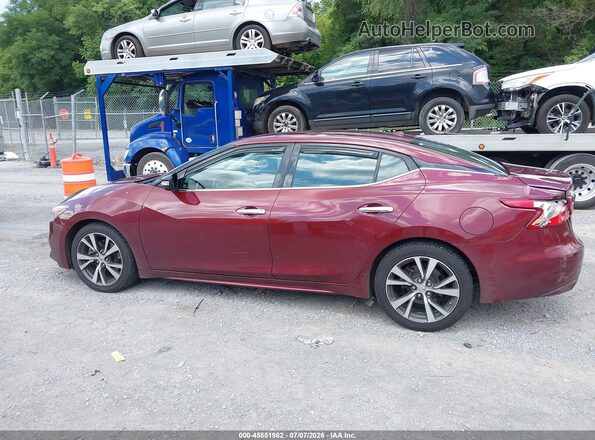 1N4AA6AP3HC406869 2017 NISSAN MAXIMA Red Vista interior de 360 grados