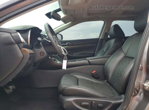 1N4AA6AP3HC417015 2017 NISSAN MAXIMA Gray Widok wnętrza z przodu