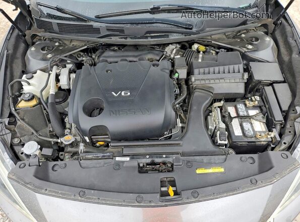 1N4AA6AP3HC417015 2017 NISSAN MAXIMA Gray Widok wnętrza z tyłu