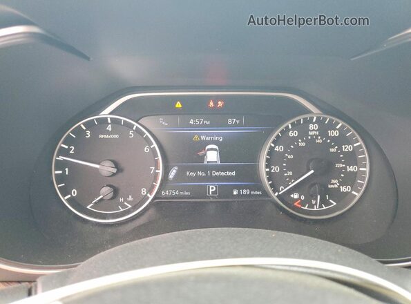 1N4AA6AP3HC417015 2017 NISSAN MAXIMA Gray Widok zestawu wskaźników