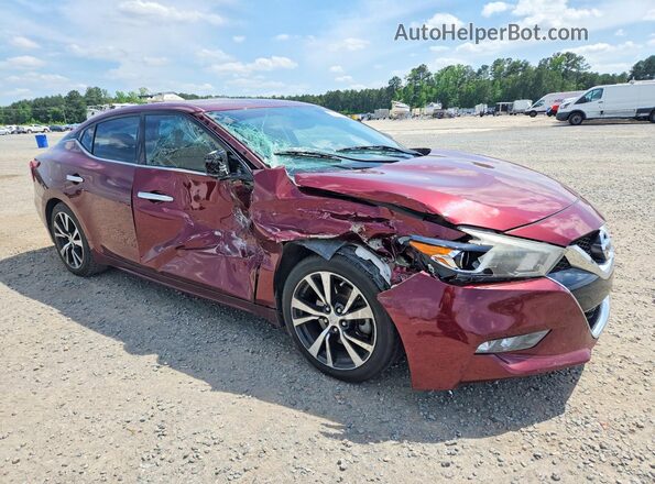 1N4AA6AP3HC429861 2017 NISSAN MAXIMA Burgundy Przód prawy