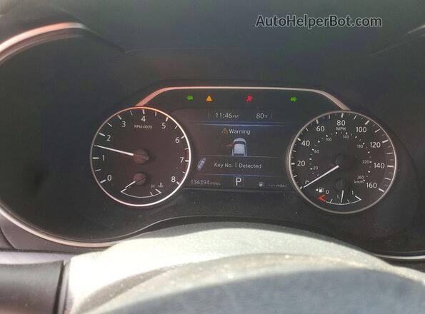 1N4AA6AP3HC429861 2017 NISSAN MAXIMA Burgundy Widok zestawu wskaźników