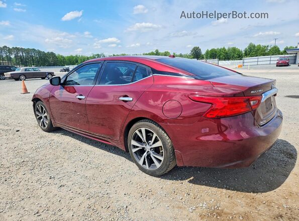 1N4AA6AP3HC429861 2017 NISSAN MAXIMA Burgundy Tył lewy