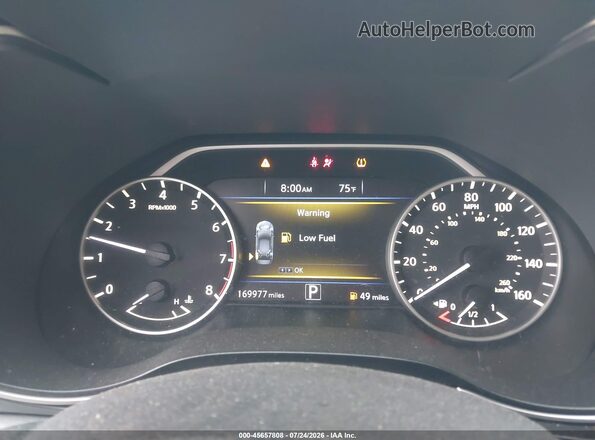 1N4AA6AP3HC443341 2017 NISSAN MAXIMA Белый Вид задних сидений
