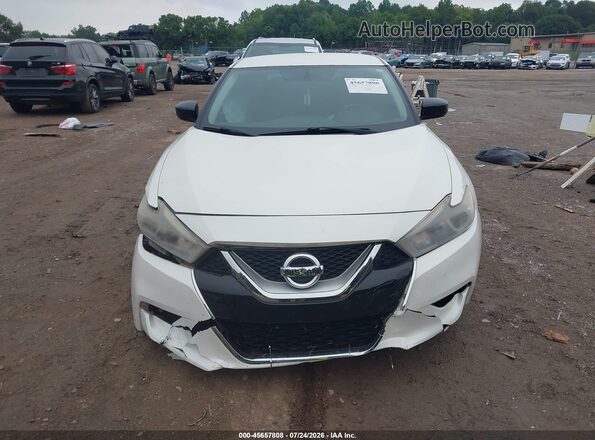 1N4AA6AP3HC443341 2017 NISSAN MAXIMA Белый Вид щитка приборов