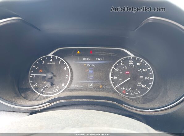 1N4AA6AP3HC448233 2017 NISSAN MAXIMA Blue Հետևի նստատեղերի տեսք