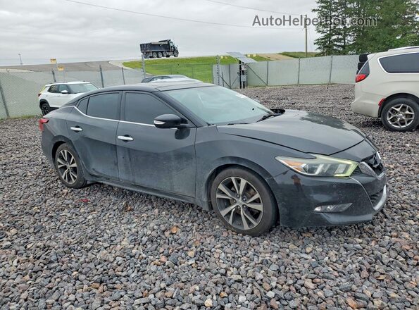 1N4AA6AP3JC370123 2018 NISSAN MAXIMA Black Delantero derecho