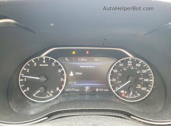 1N4AA6AP3JC370123 2018 NISSAN MAXIMA Black Vista del cuadro de instrumentos