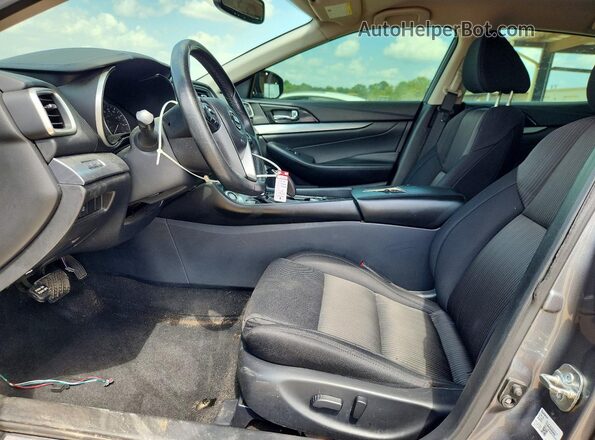 1N4AA6AP3JC370736 2018 NISSAN MAXIMA Charcoal Widok wnętrza z przodu