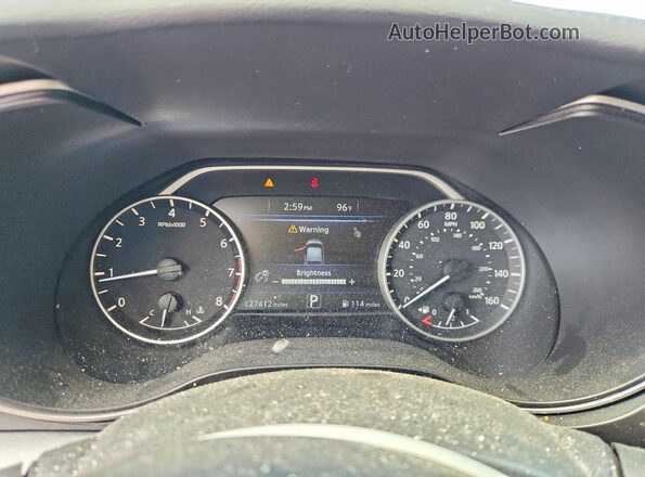 1N4AA6AP3JC370736 2018 NISSAN MAXIMA Charcoal Widok zestawu wskaźników