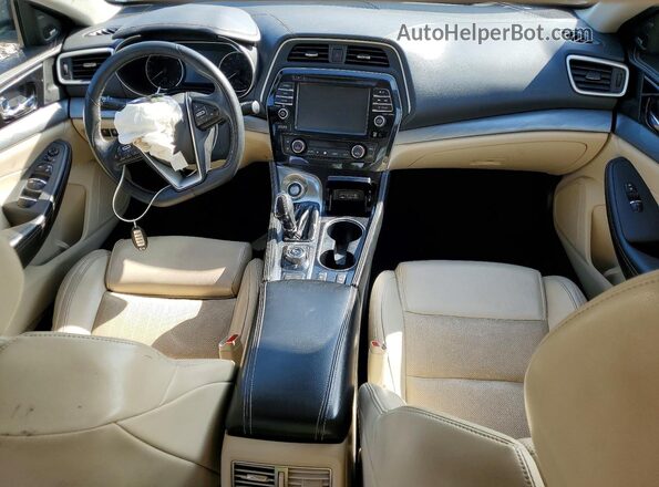 1N4AA6AP3JC386340 2018 NISSAN MAXIMA White Widok deski rozdzielczej