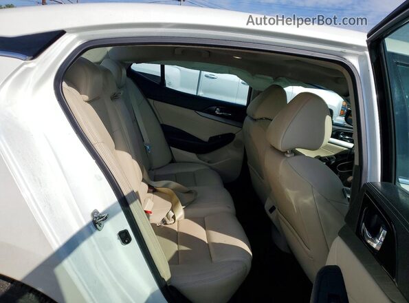 1N4AA6AP3JC386340 2018 NISSAN MAXIMA White Widok tylnych siedzeń