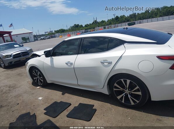 1N4AA6AP3JC396608 2018 NISSAN MAXIMA Белый Панорамный вид салона 360°
