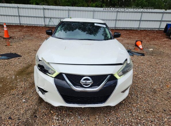 1N4AA6AP3JC398522 2018 NISSAN MAXIMA White წინა ხედი