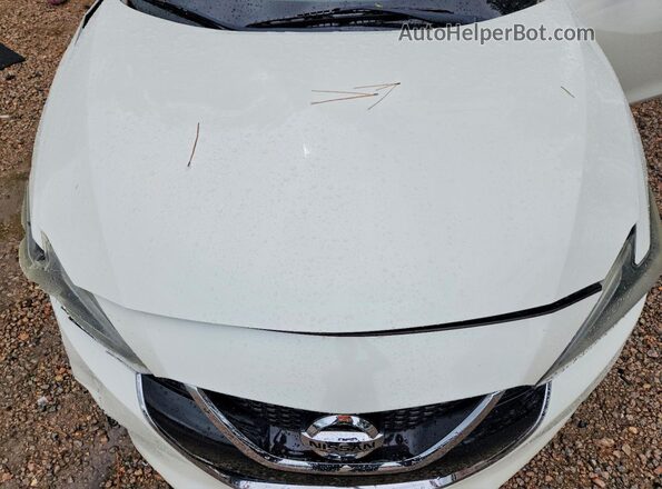 1N4AA6AP3JC398522 2018 NISSAN MAXIMA White უკანა სალონის ხედი