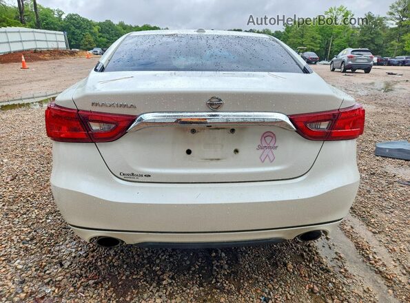 1N4AA6AP3JC398522 2018 NISSAN MAXIMA White უკანა ხედი