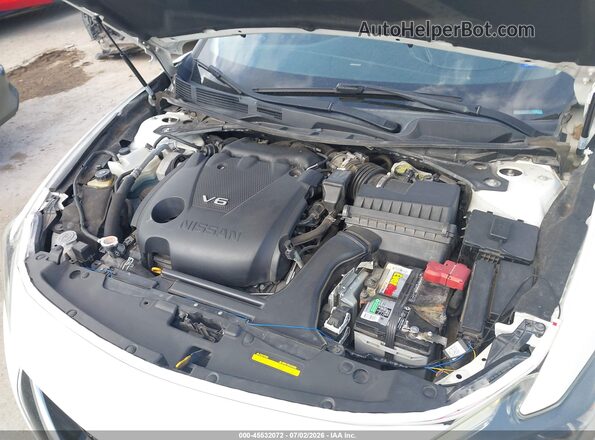 1N4AA6AP3JC401208 2018 NISSAN MAXIMA White Widok z tyłu