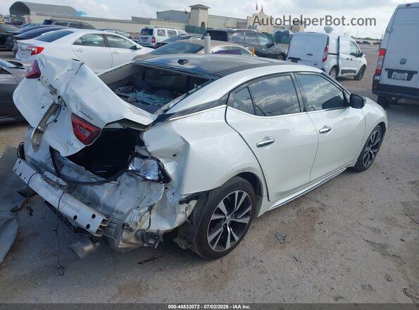 1N4AA6AP3JC401208 2018 NISSAN MAXIMA White Tył prawy