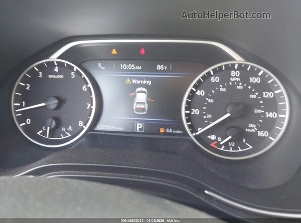 1N4AA6AP3JC401208 2018 NISSAN MAXIMA White Widok tylnych siedzeń