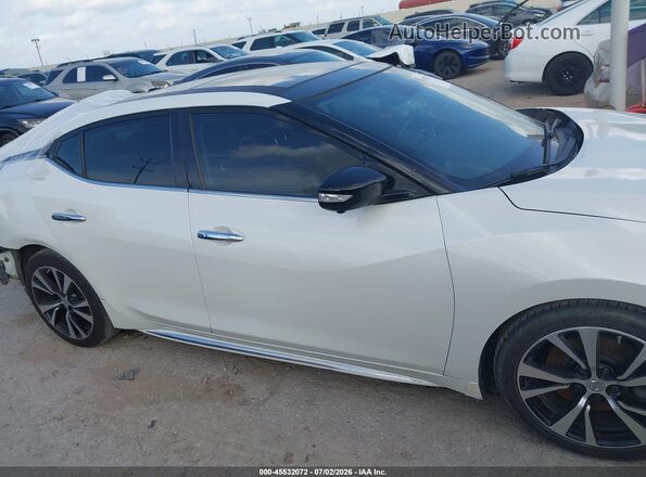 1N4AA6AP3JC401208 2018 NISSAN MAXIMA White Widok wnętrza 360 stopni