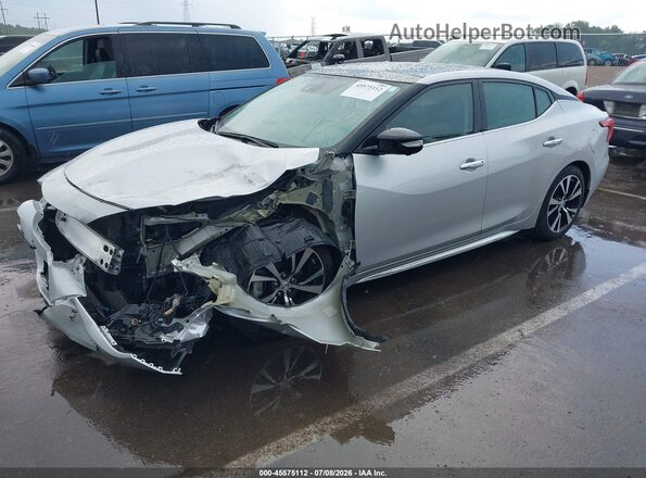 1N4AA6AP3JC401774 2018 NISSAN MAXIMA Silver წინა მარცხენა ხედი სამი მეოთხედიდან