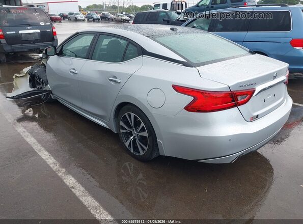 1N4AA6AP3JC401774 2018 NISSAN MAXIMA Silver უკანა მარცხენა