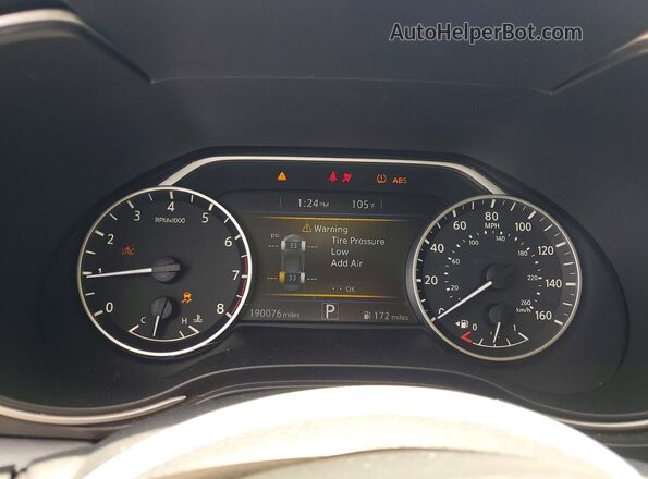 1N4AA6AP3JC406943 2018 NISSAN MAXIMA Black Սարքավորումների վահանակի տեսք