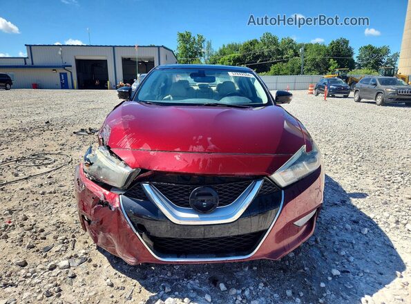 1N4AA6AP4GC408189 2016 NISSAN MAXIMA Красный Вид спереди