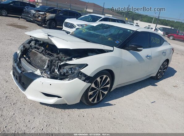 1N4AA6AP4GC415028 2016 NISSAN MAXIMA White Vista tres cuartos delantera izquierda
