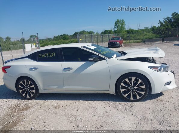 1N4AA6AP4GC415028 2016 NISSAN MAXIMA White Vista interior trasera